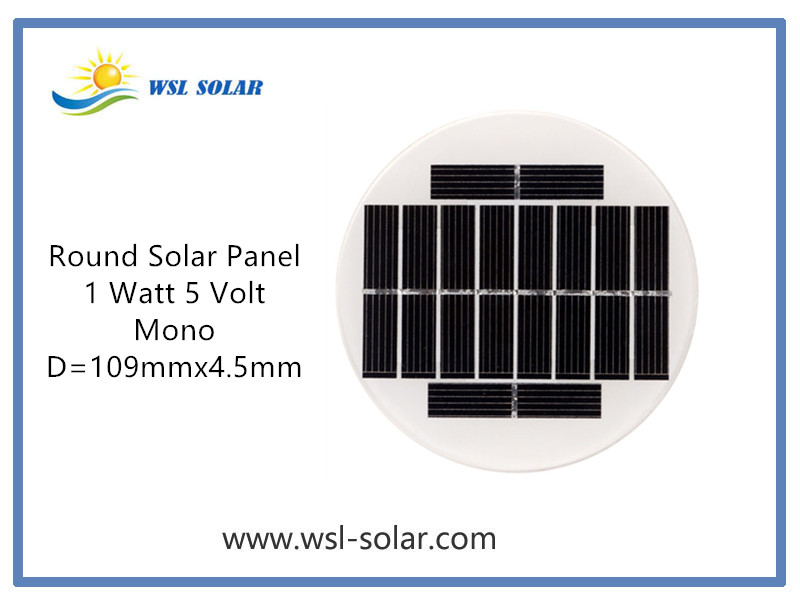 Introduction of WSL Solar’s Round Solar Panel 5V 1W